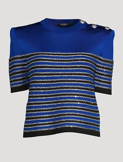 Striped Knit Top