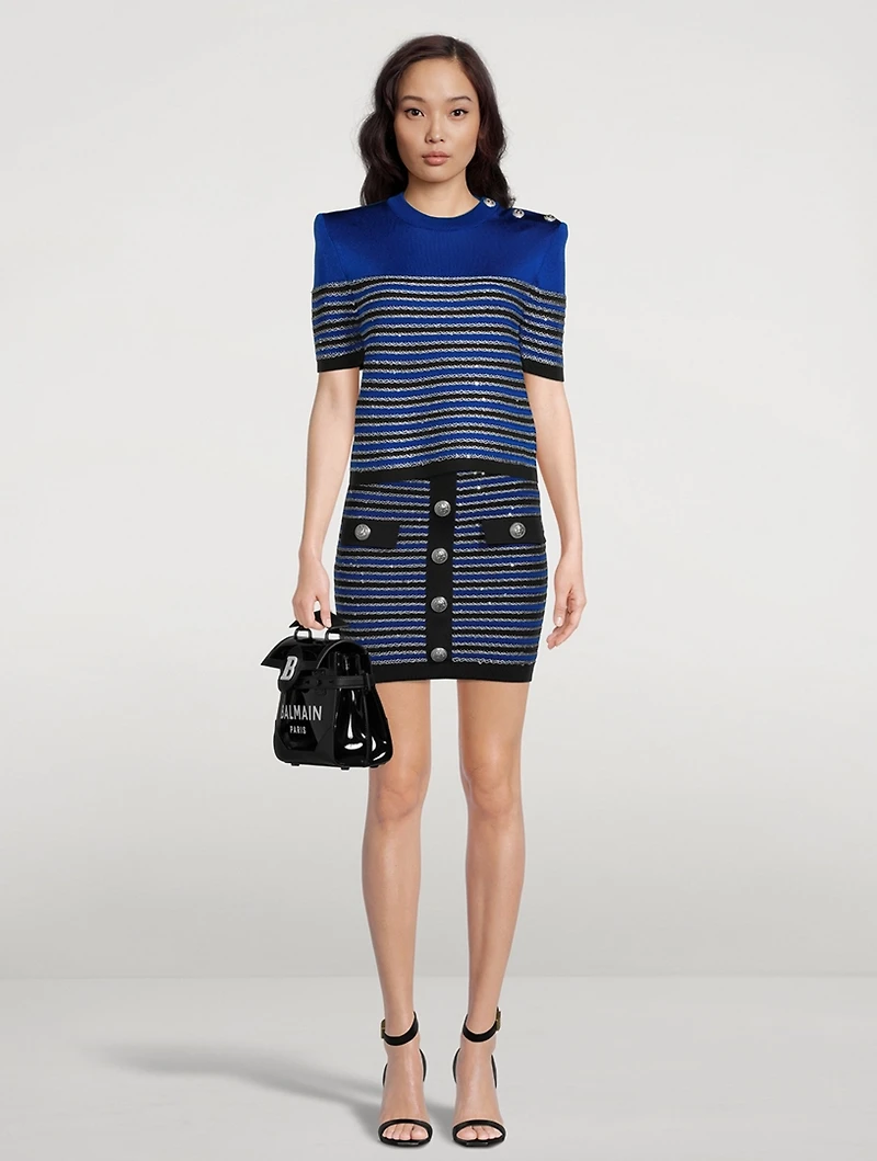 Striped Knit Top