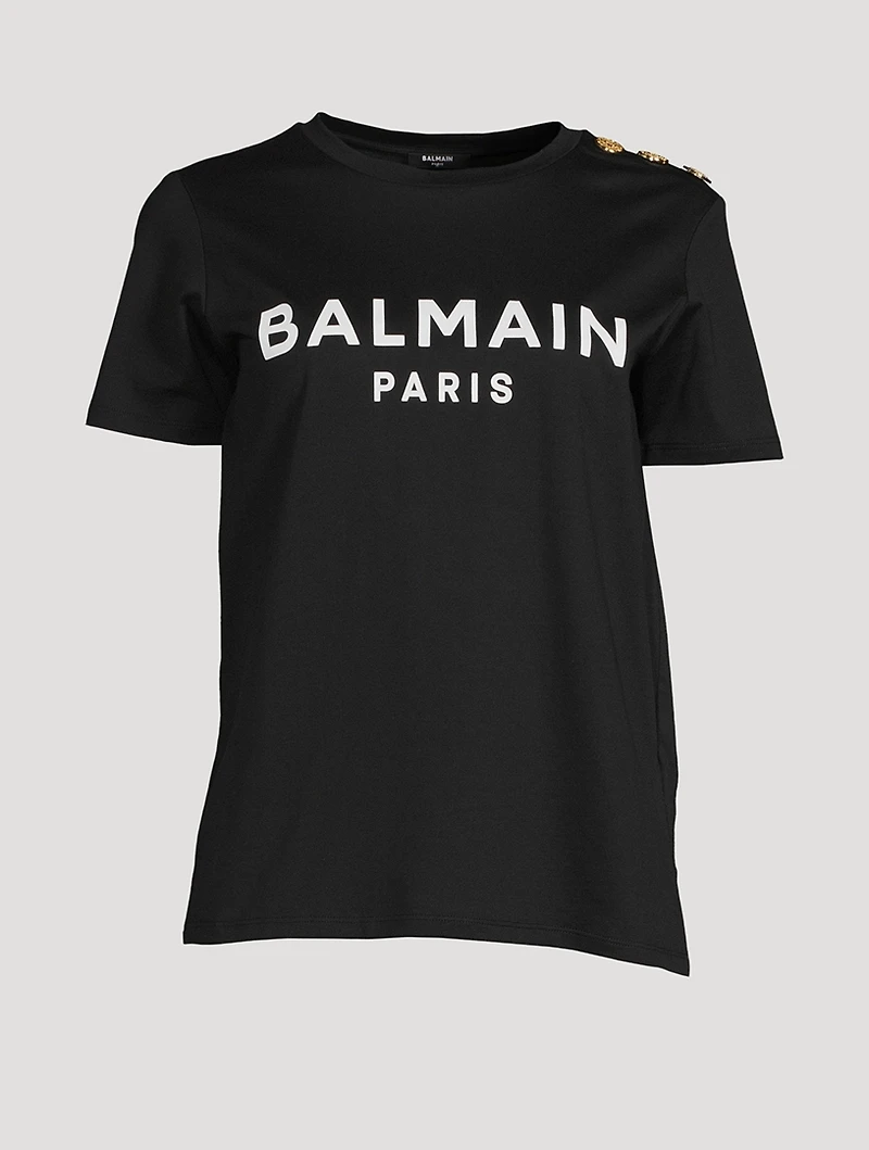 Logo T-Shirt With Buttons