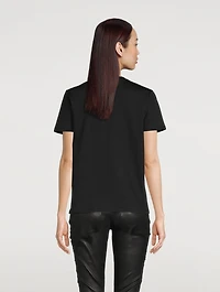 Logo T-Shirt With Buttons