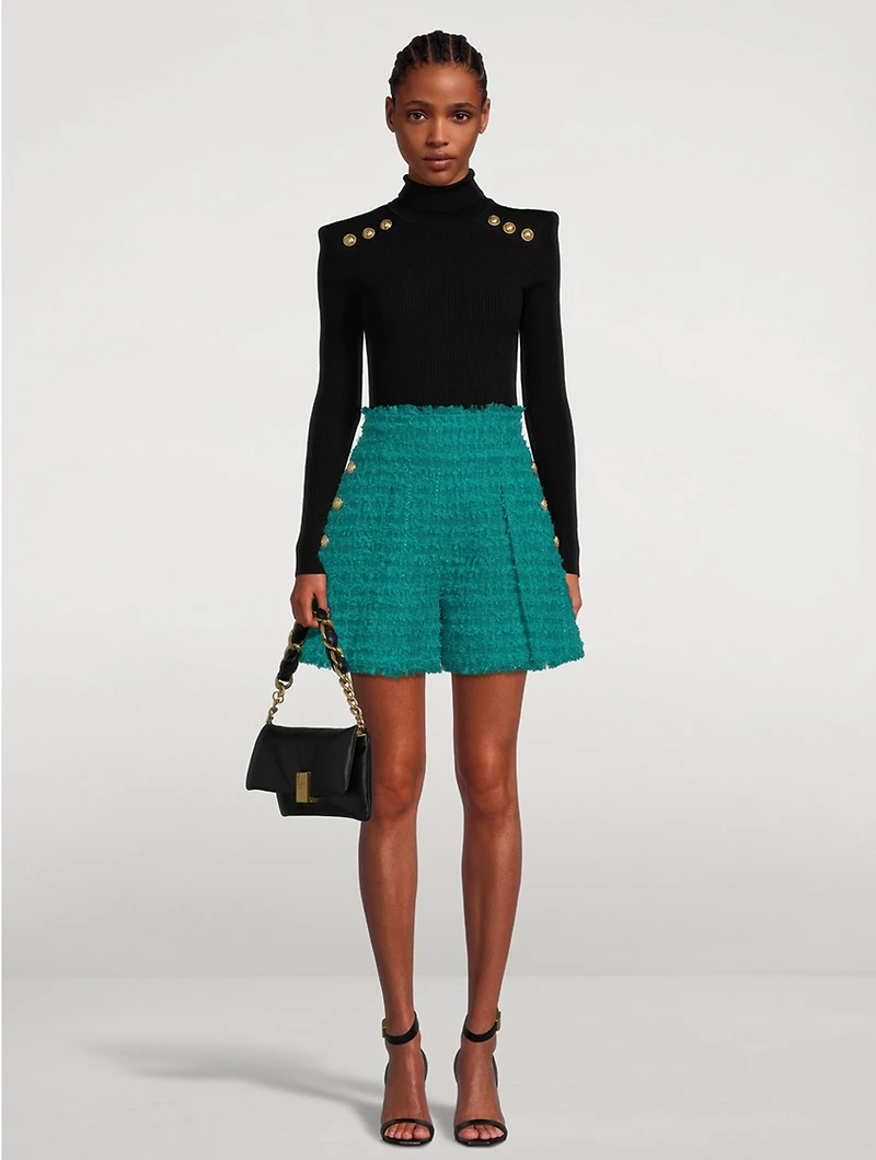 Tweed Shorts