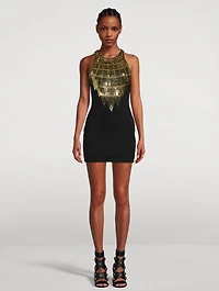 Grain De Poudre Embellished Mini Dress