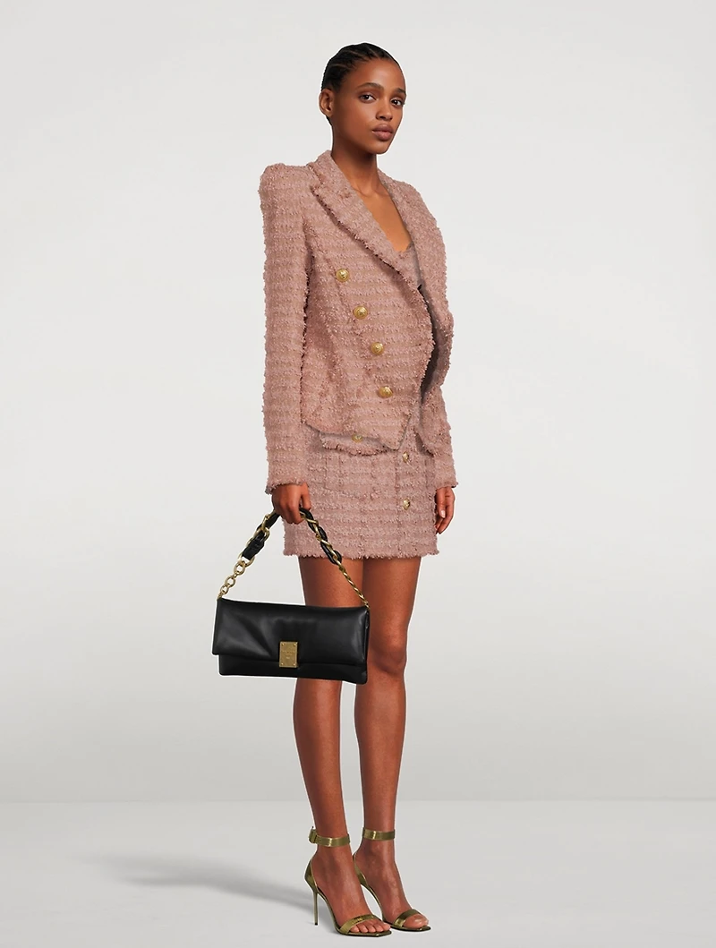 Double-Breasted Tweed Blazer