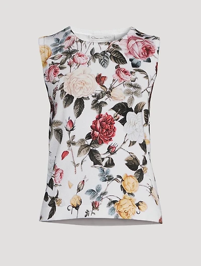 Tank Top Rose Print