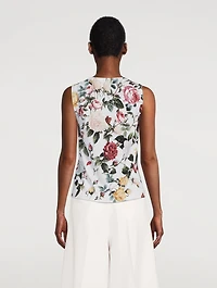 Tank Top Rose Print
