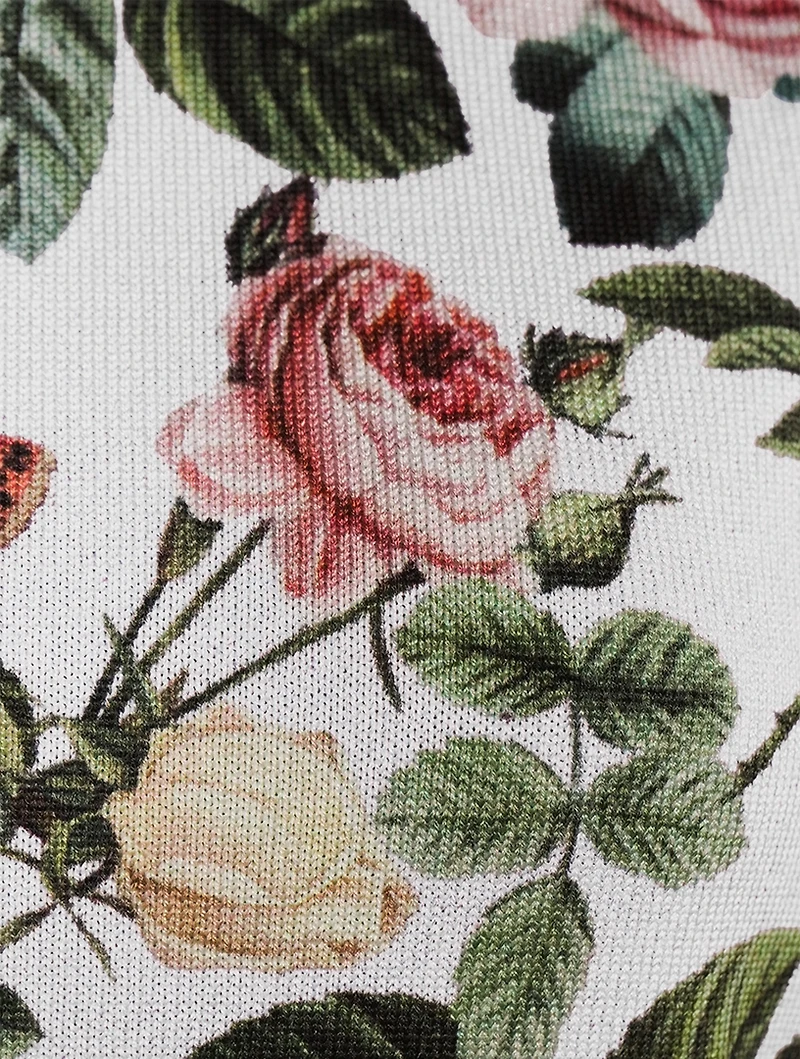 Tank Top Rose Print