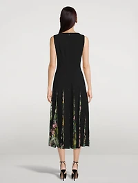 Stretch Cady Sweetheart Midi Dress