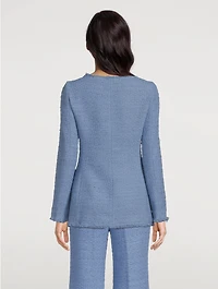 Double-Breasted Tweed Jacket