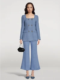 Double-Breasted Tweed Jacket