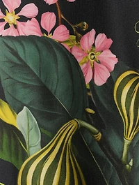 Jersey Blouse Mixed Botanical Print