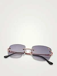 VF Bal Harbour Drill Mount 24K Gold Plated Sunglasses
