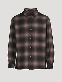 Clyfford Recycled Wool Flannel Shirt Jacket