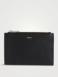 Porta Leather Zip Card Case