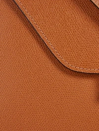 Medium Iside Leather Top Handle Bag