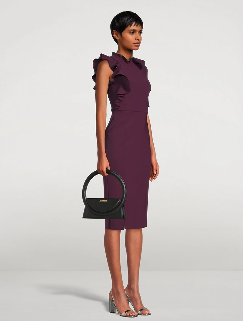Adine Ruffled Sheath Dress