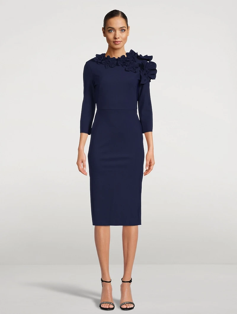 Cyeniv Three-Quarter Sleeve Dress