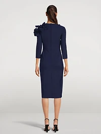 Cyeniv Three-Quarter Sleeve Dress