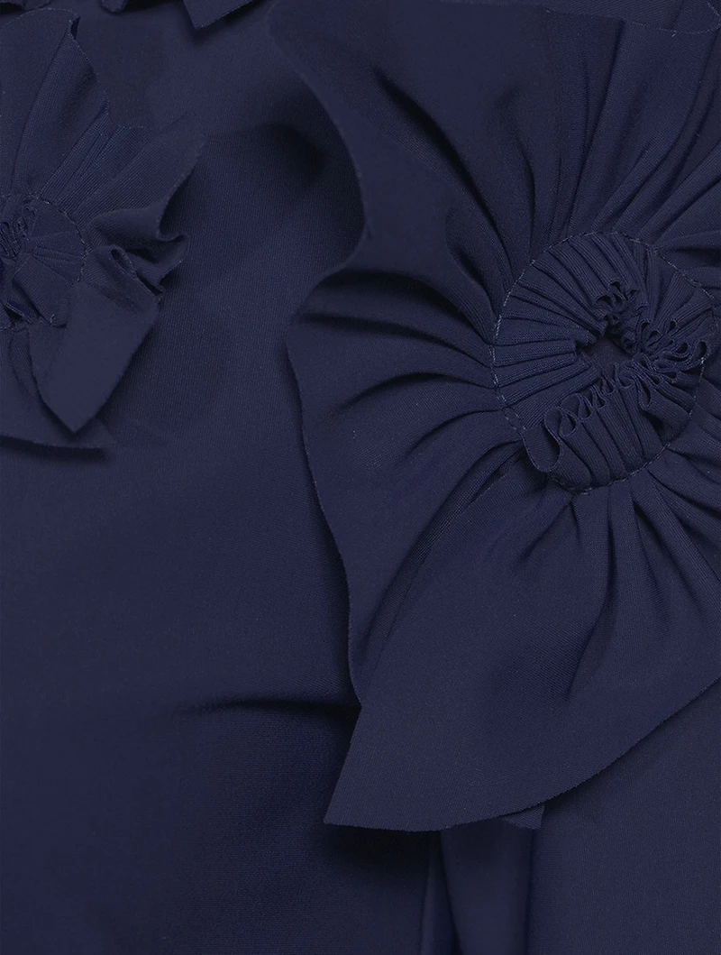 Cyeniv Three-Quarter Sleeve Dress