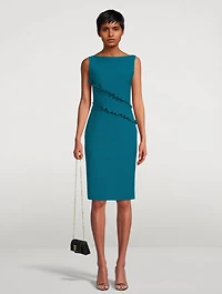 Enykai Ruffled Sheath Dress
