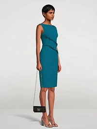 Enykai Ruffled Sheath Dress