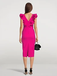 Gable Ruffled Sheath Dress