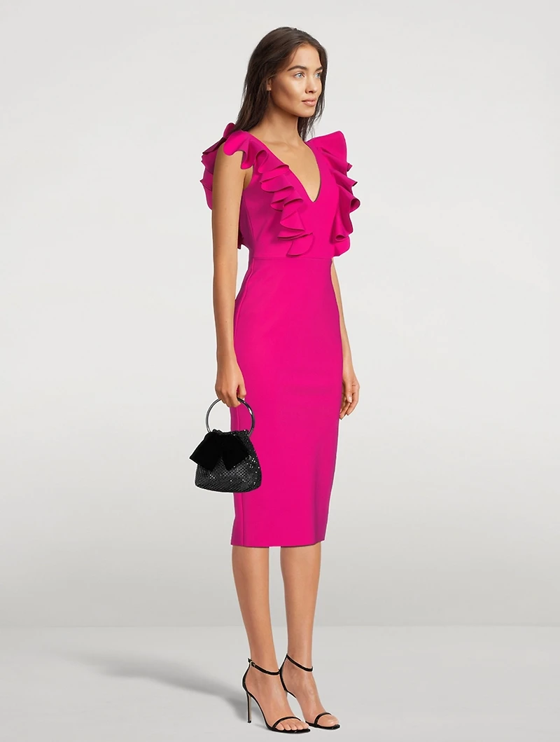 Gable Ruffled Sheath Dress