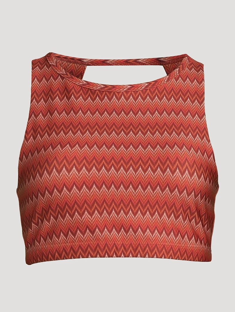 Spacedye Open Back Bra