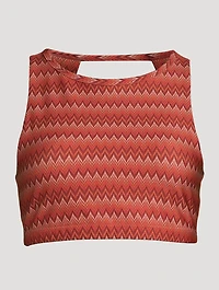 Spacedye Open Back Bra