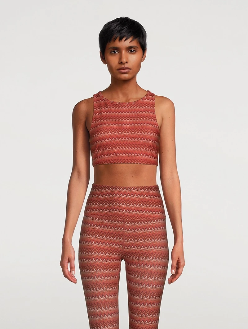 Spacedye Open Back Bra