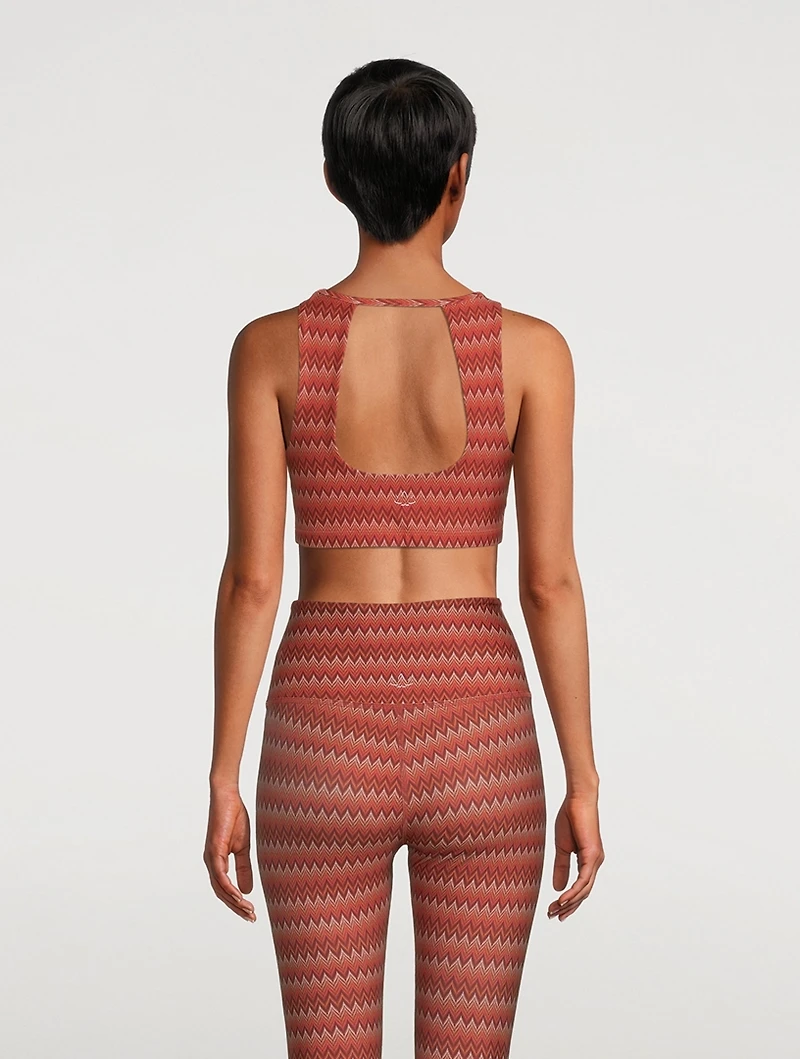 Spacedye Open Back Bra