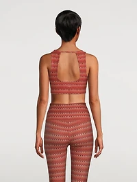 Spacedye Open Back Bra
