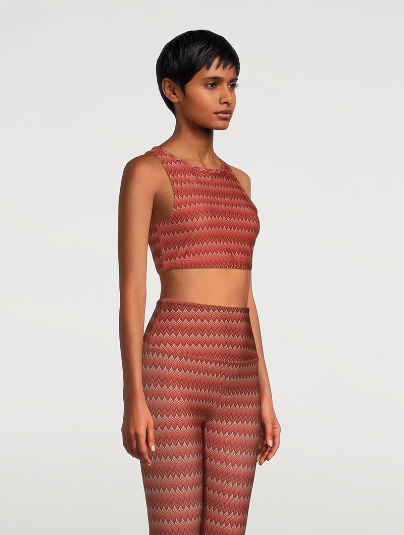 Spacedye Open Back Bra