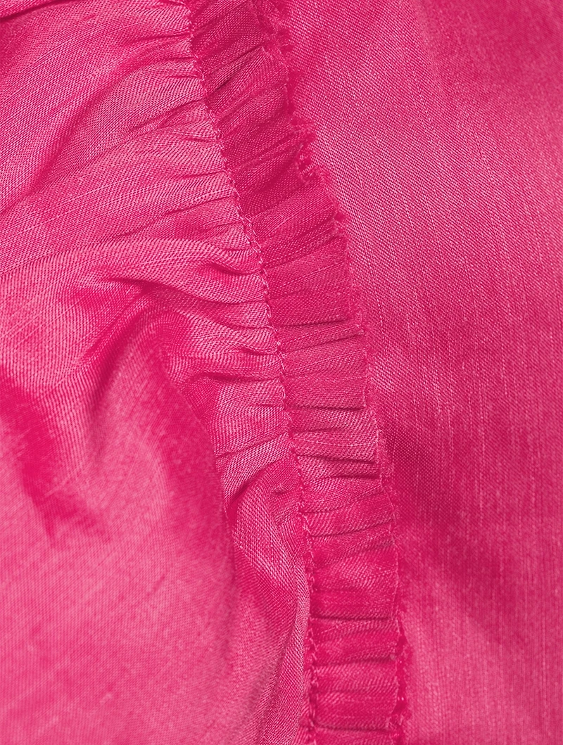 Bonjour Ruffled Midi Dress