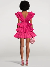 Rhythmic Ruffled Mini Dress