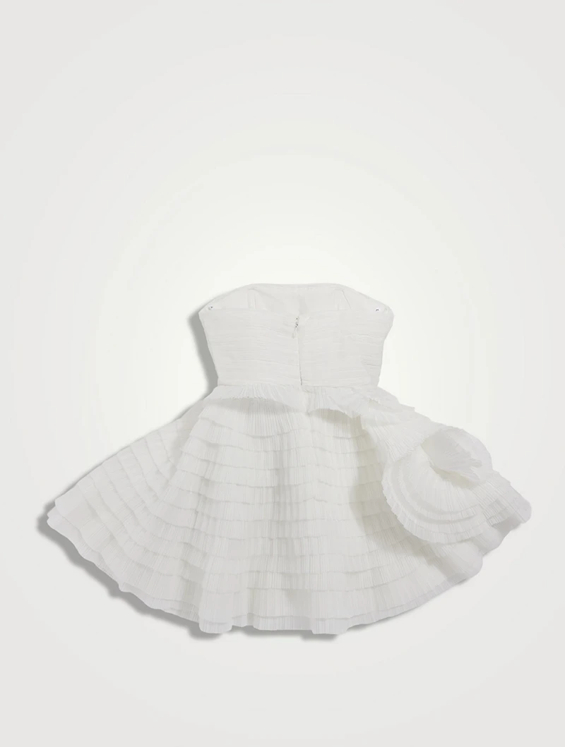 Expressive Ruffled Mini Dress