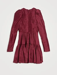 Impasto Pleated Mini Dress