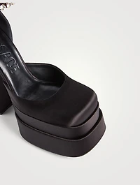 Medusa Aevitas Satin Platform Pumps