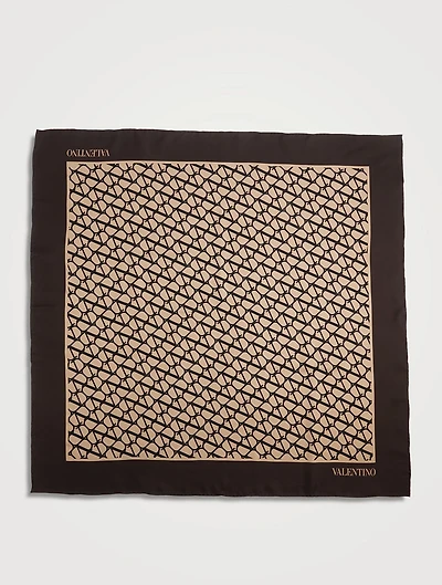 Allover VLOGO Silk Scarf