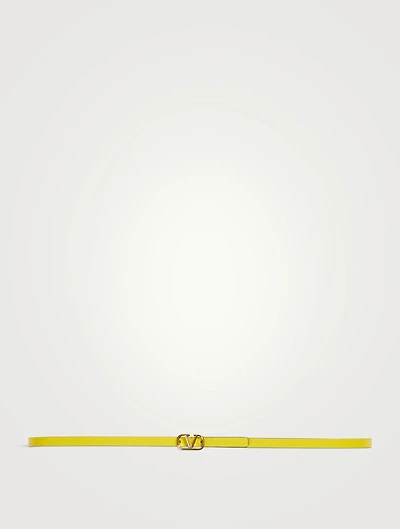 VLOGO Reversible Leather Belt