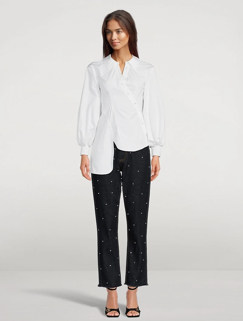 Libby Beaded Straight Jeans