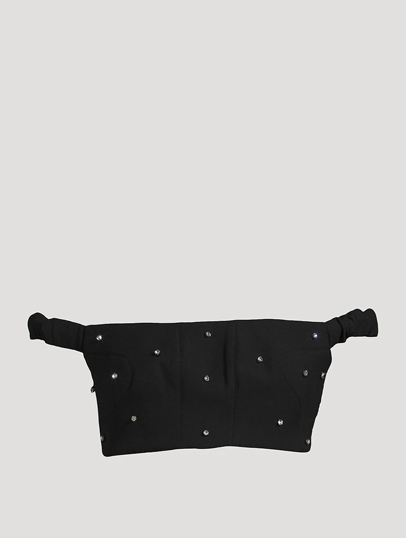 Matteo Beaded Crop Top