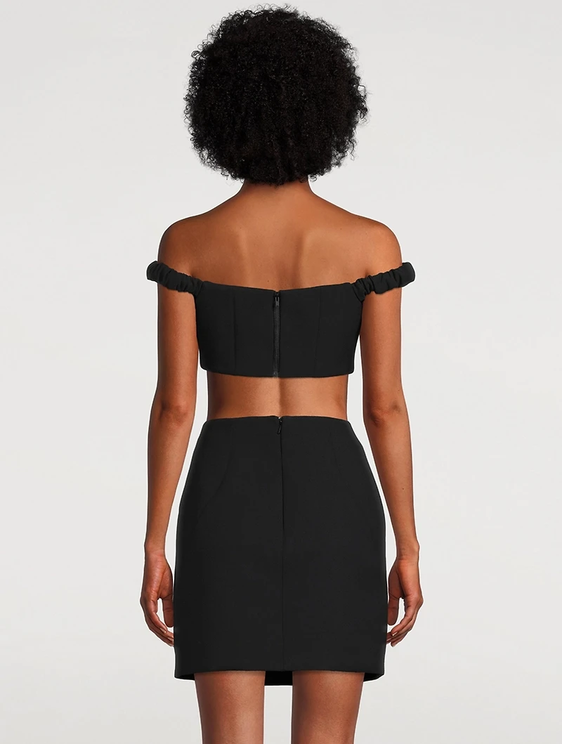Matteo Beaded Crop Top