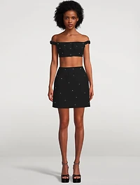 Matteo Beaded Crop Top