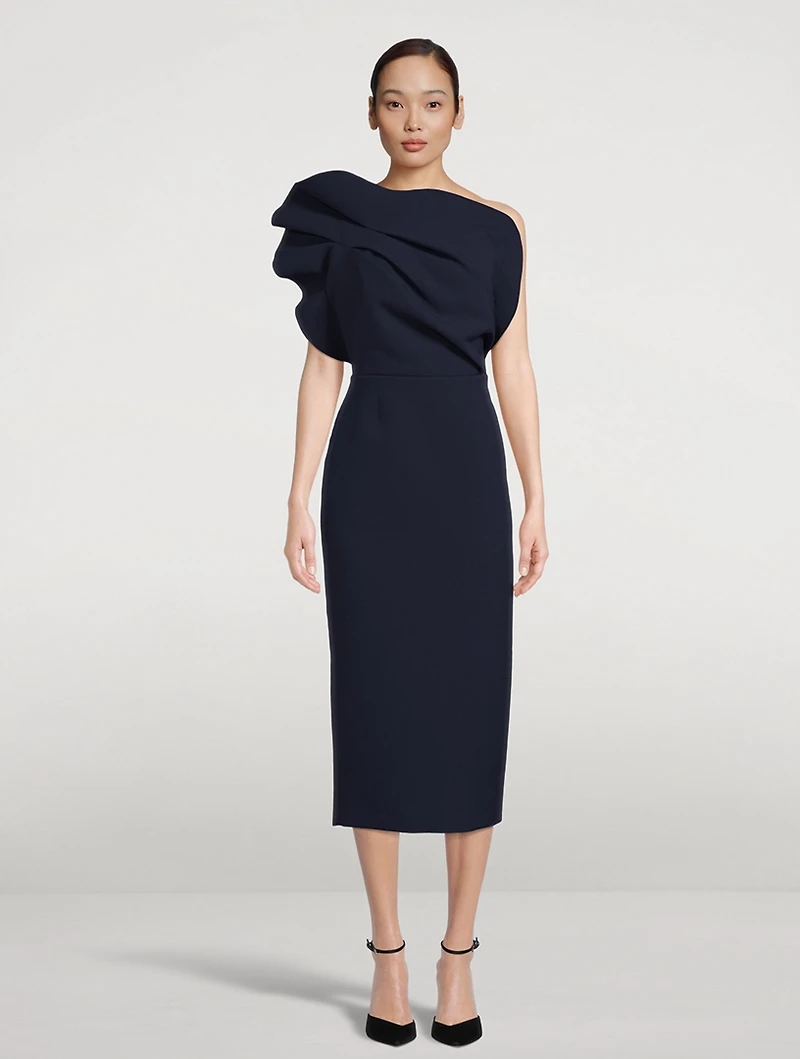 Aurora Asymmetric Midi Dress
