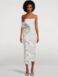 Santiago Strapless Midi Dress