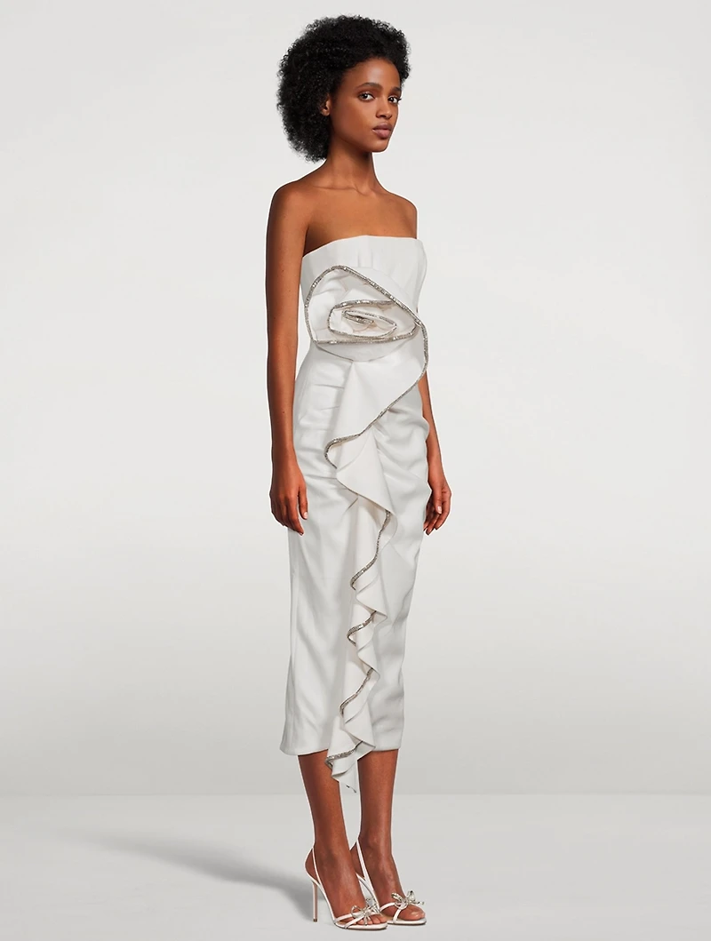 Santiago Strapless Midi Dress
