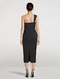 Luna One-Shoulder Midi Dress