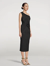 Luna One-Shoulder Midi Dress