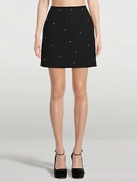 Matteo Beaded Mini Skirt