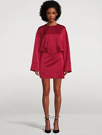 Satin Mini Dress